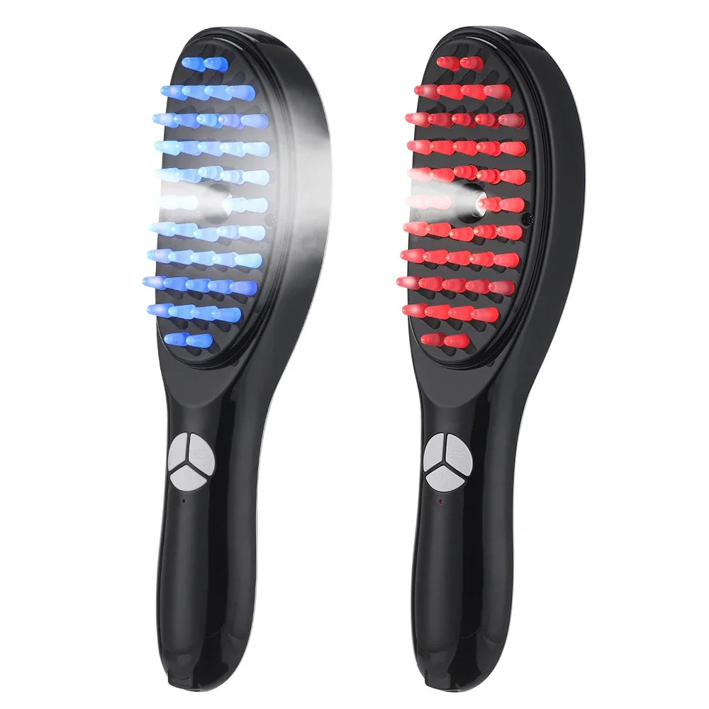 Hair Therapy LED Brush With Mist