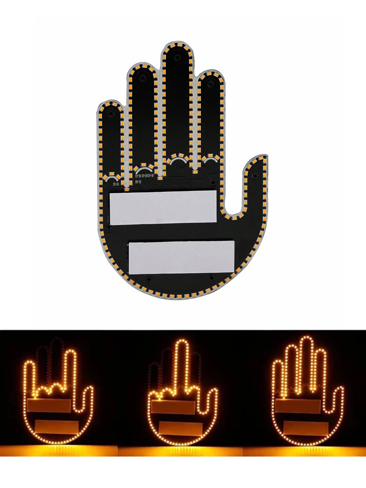 Funny Hand Gesture LED Light