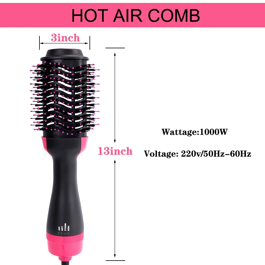 Hot Air Brush Styler Blower Brush 4 In 1 One Step Volumizer Blow