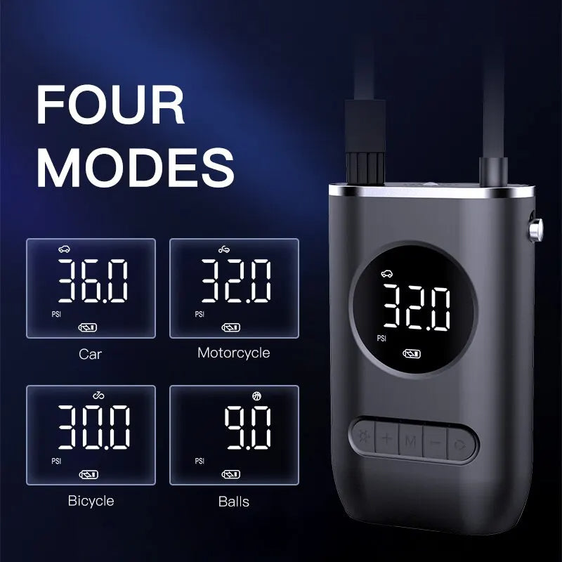 Portable Tyre Inflator Air Pump