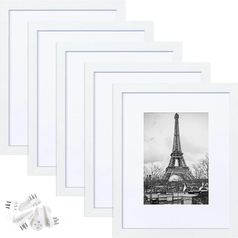 PVC Picture Frames For Wall Decor Black White Photo Frame
