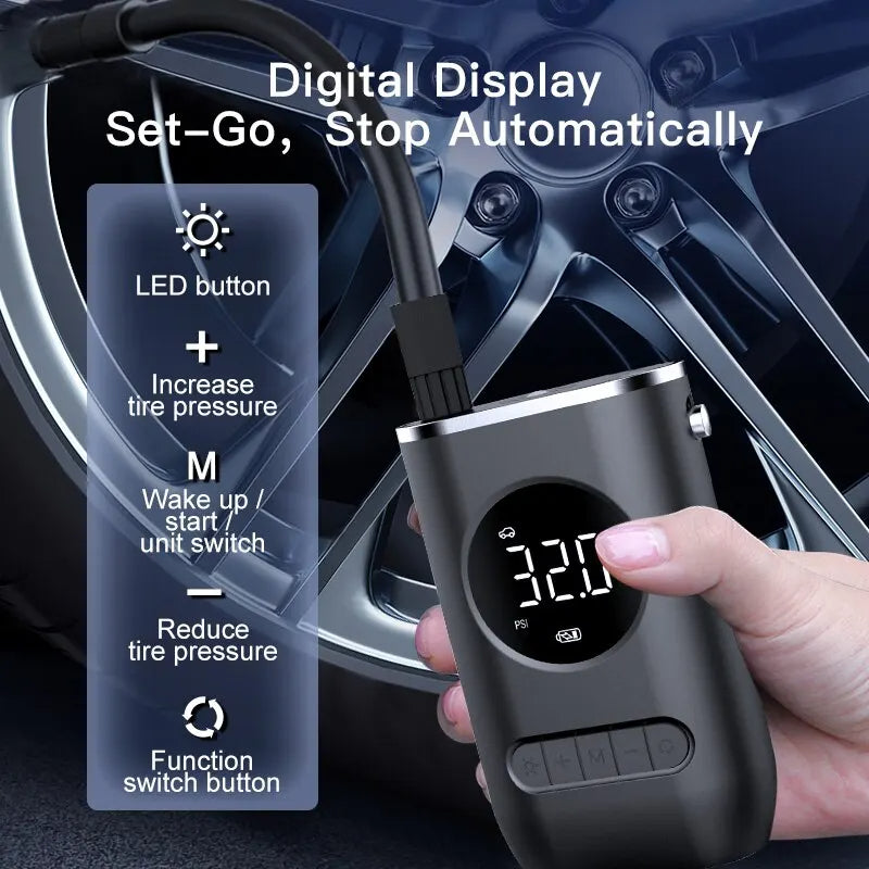 Portable Tyre Inflator Air Pump