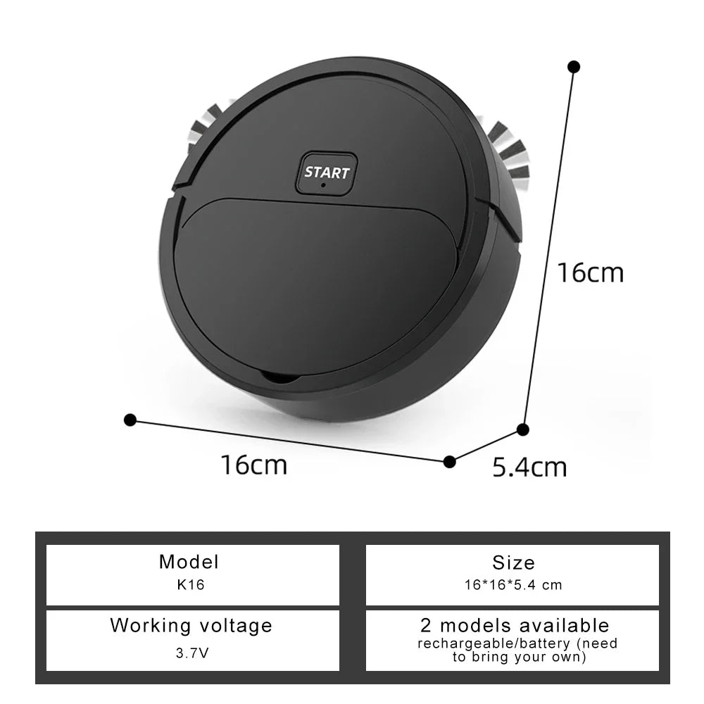 High quality robotic vacuum cleaner with integrated home sweeping