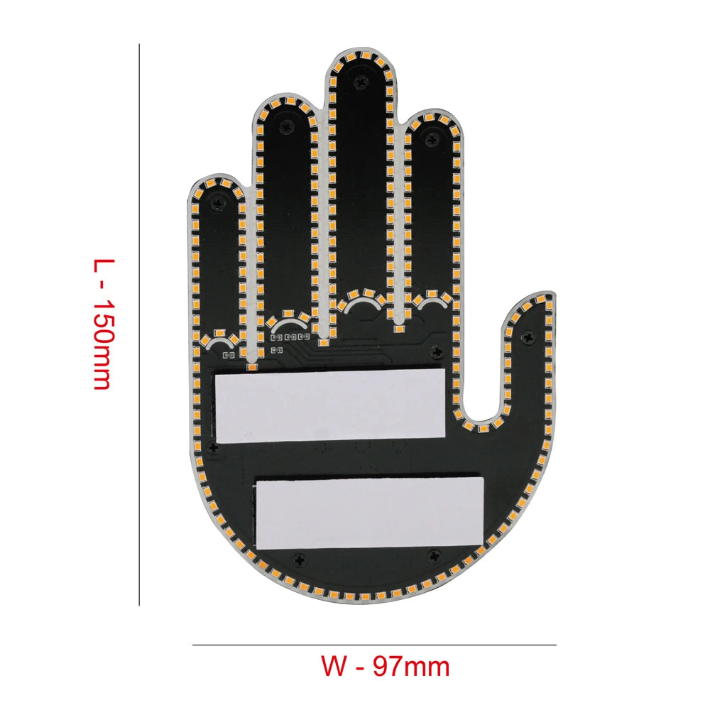 Funny Hand Gesture LED Light