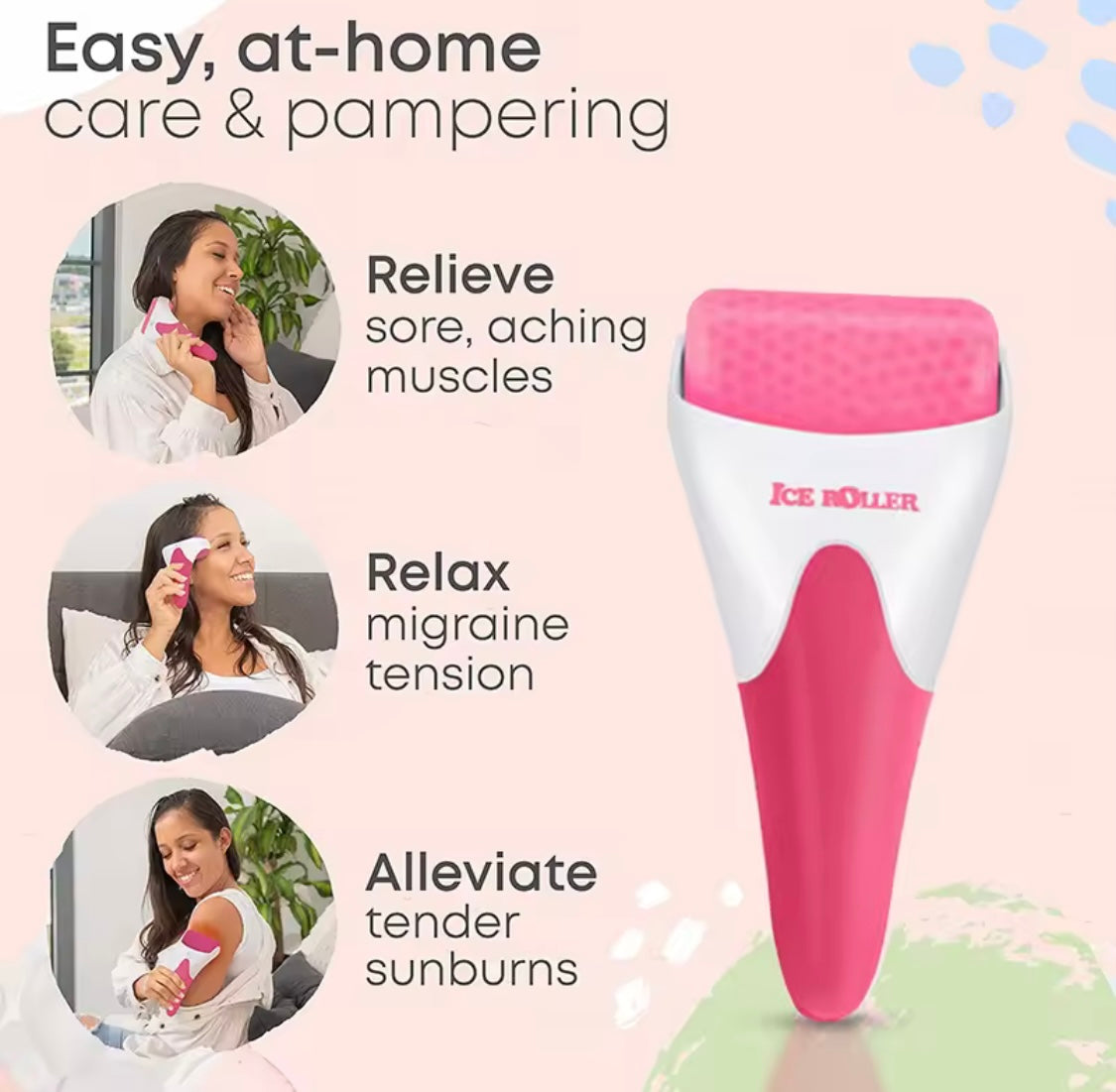 Face Ice Roller Skin Massager