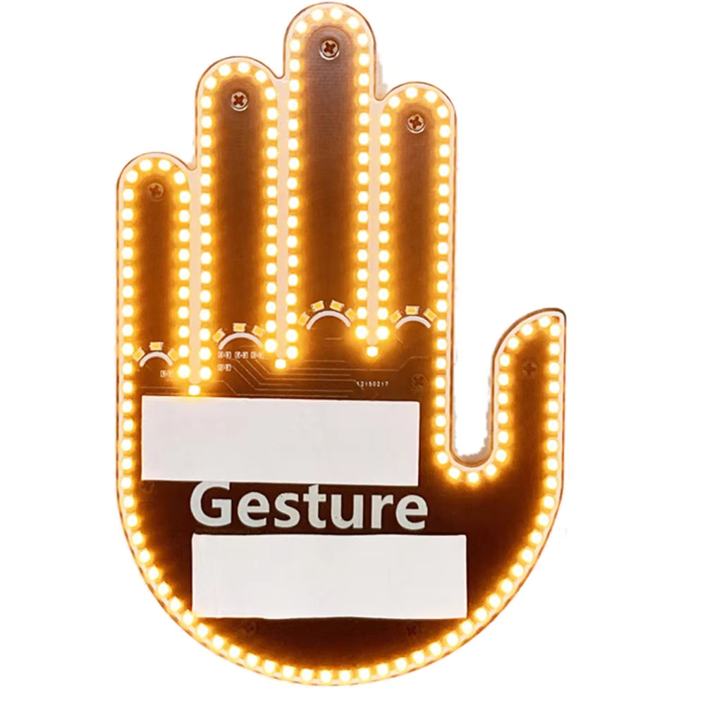 Funny Hand Gesture LED Light