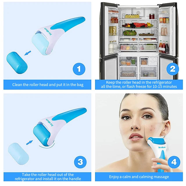 Face Ice Roller Skin Massager
