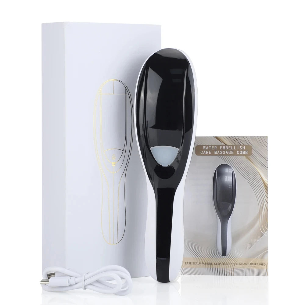 Hair Therapy LED Brush With Mist
