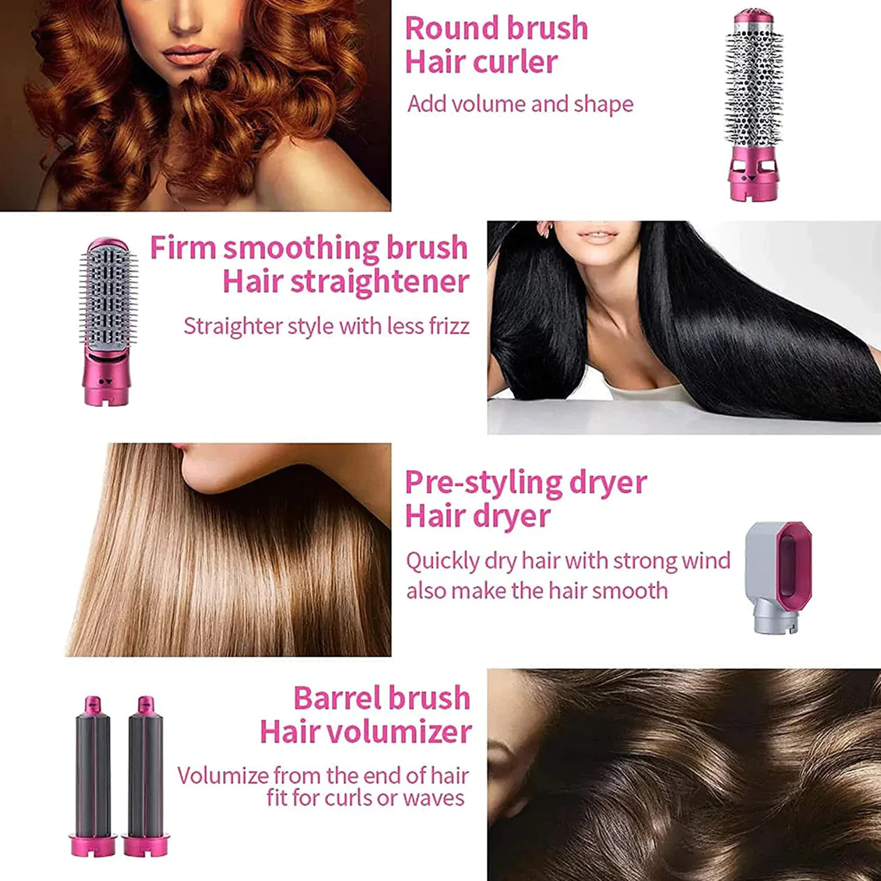 5 In ! Hair Dryer Brush