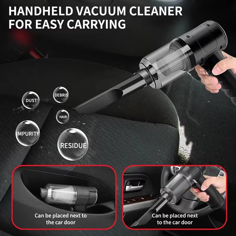 15000PA Powerful Wireless Car Vacuum Cleaner