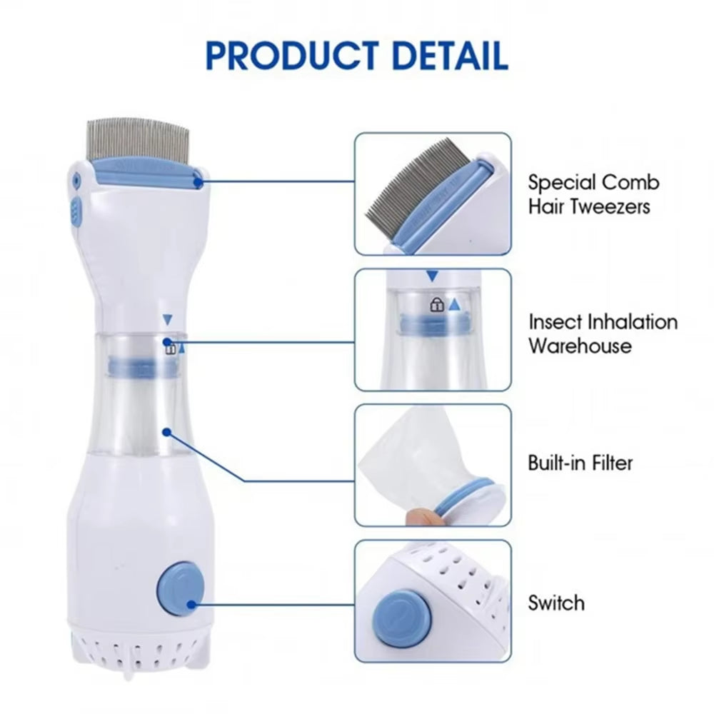 Electric Lice Grabber Comb