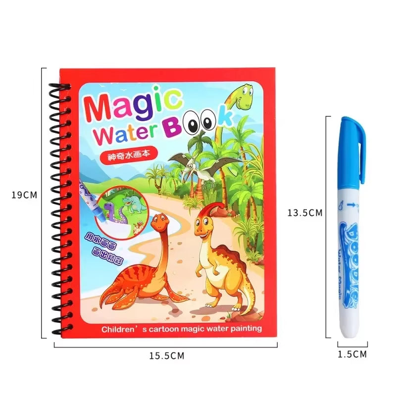 Kids Magic Water Book With Pen