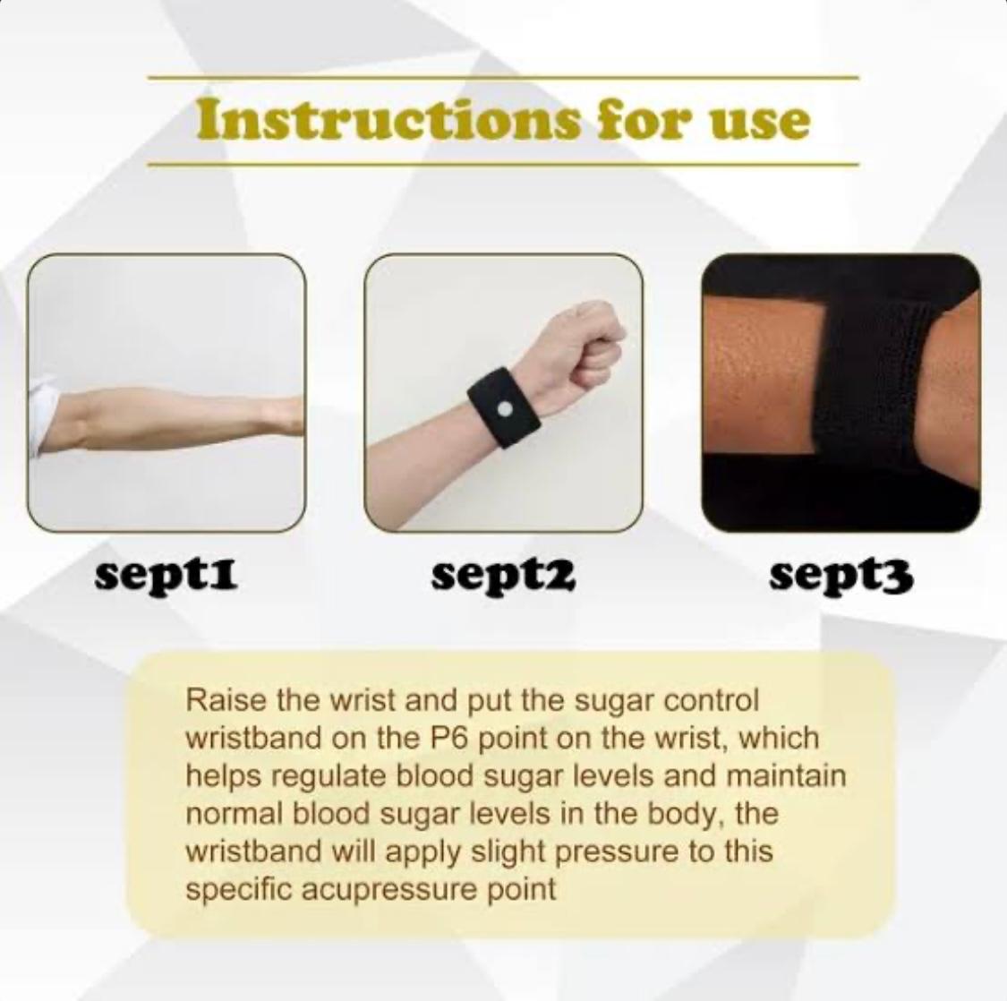 Sugar Control Wrist Band