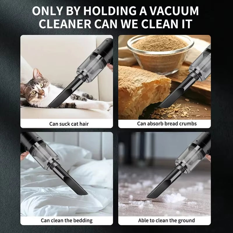 15000PA Powerful Wireless Car Vacuum Cleaner