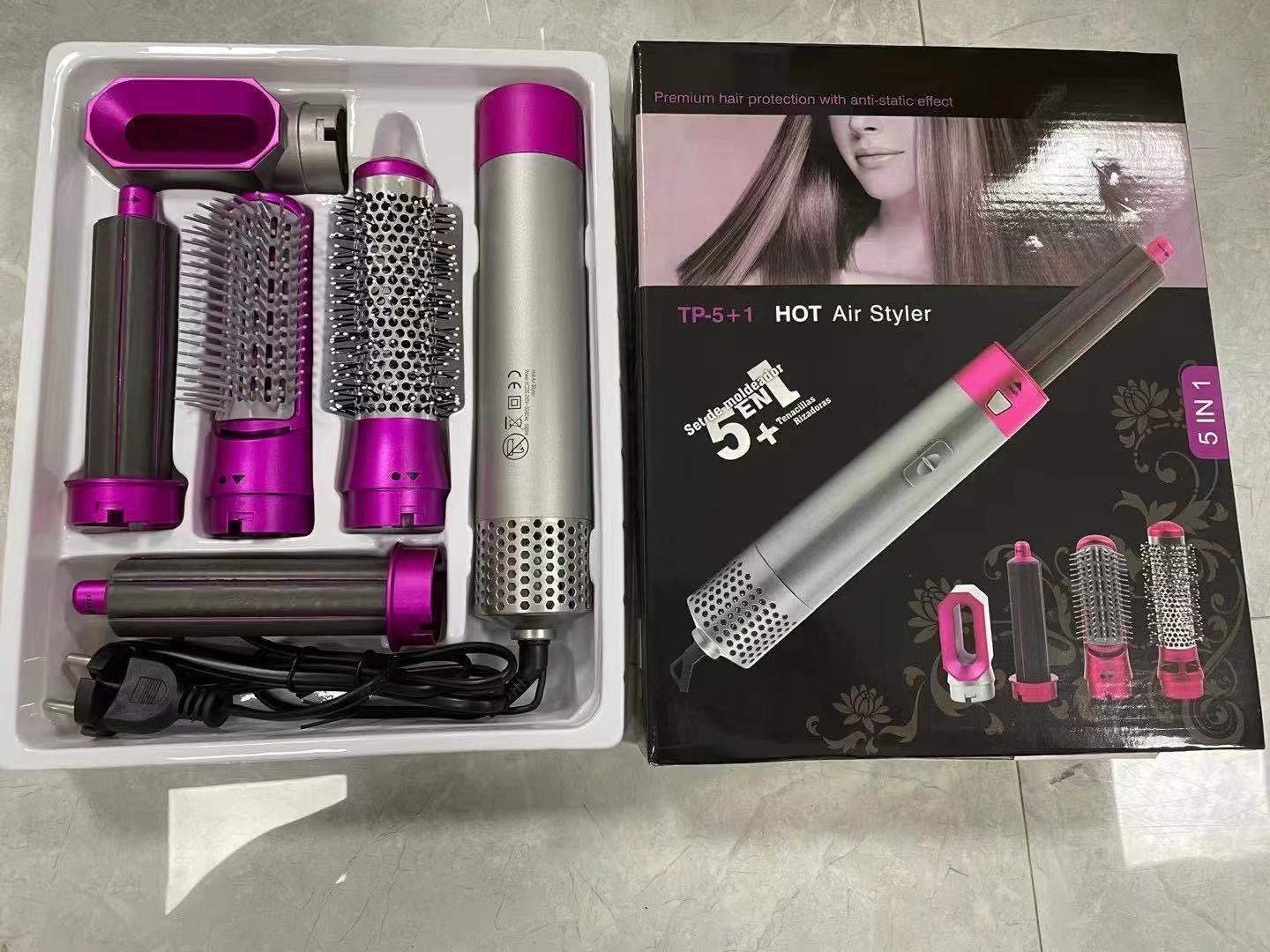 5 In ! Hair Dryer Brush