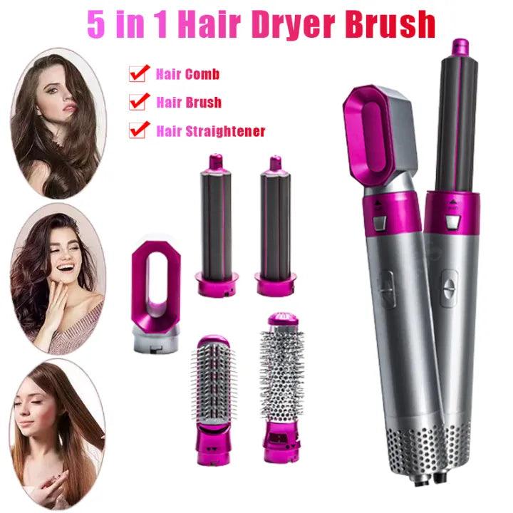 5 In ! Hair Dryer Brush