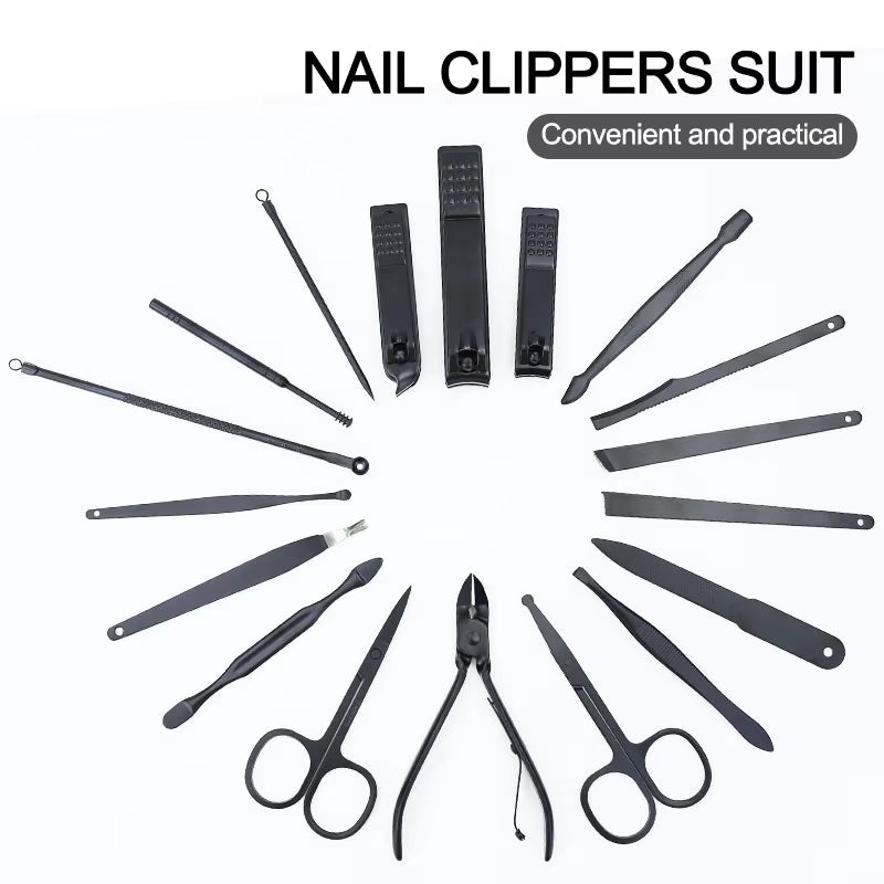 Portable Pedicure Nail Clipper Set